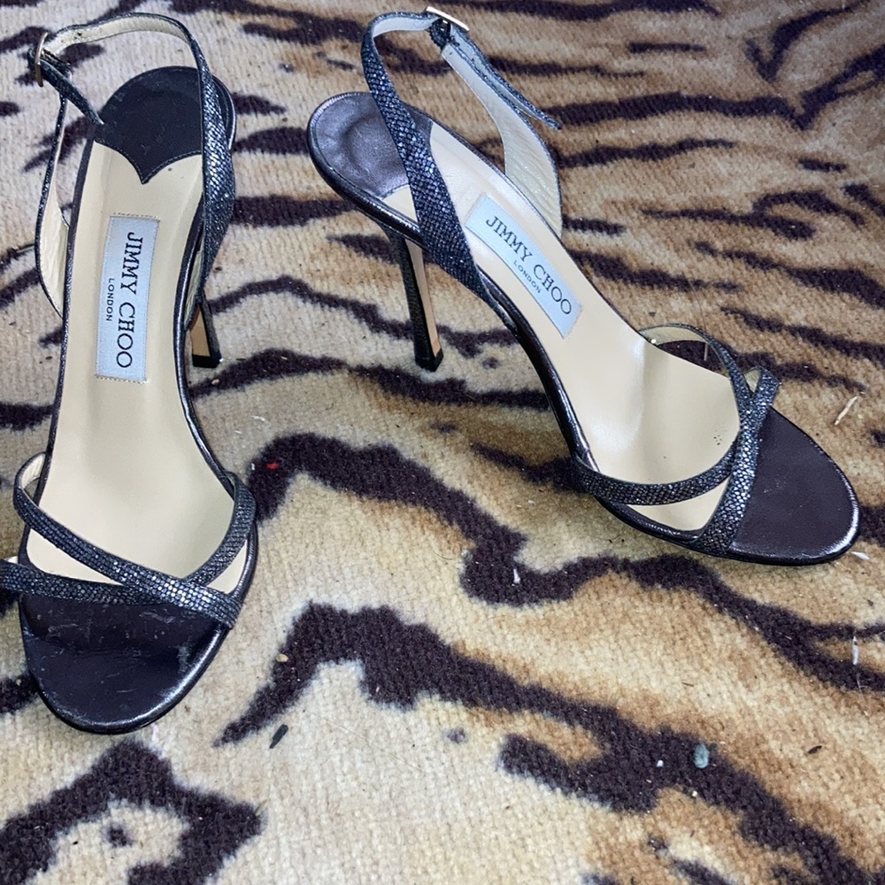 Jimmy Choo Women's Black Strappy Sandals